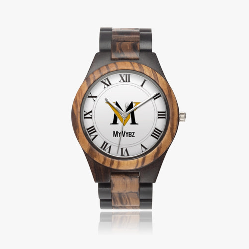 MyVybz Ebony Wooden Watch