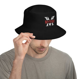 MyVybz Bucket Hat White/Red