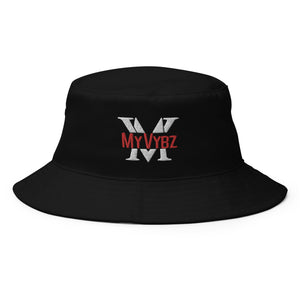 MyVybz Bucket Hat White/Red