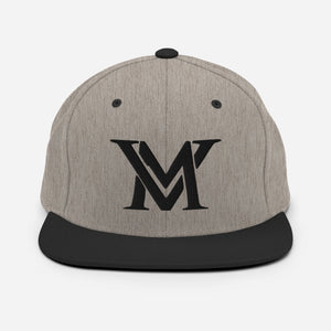 MyVybz Snapback Hat dual color white/black